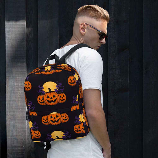 “Midnight Pumpkins” The Jack-O-Lantern Parade Backpack