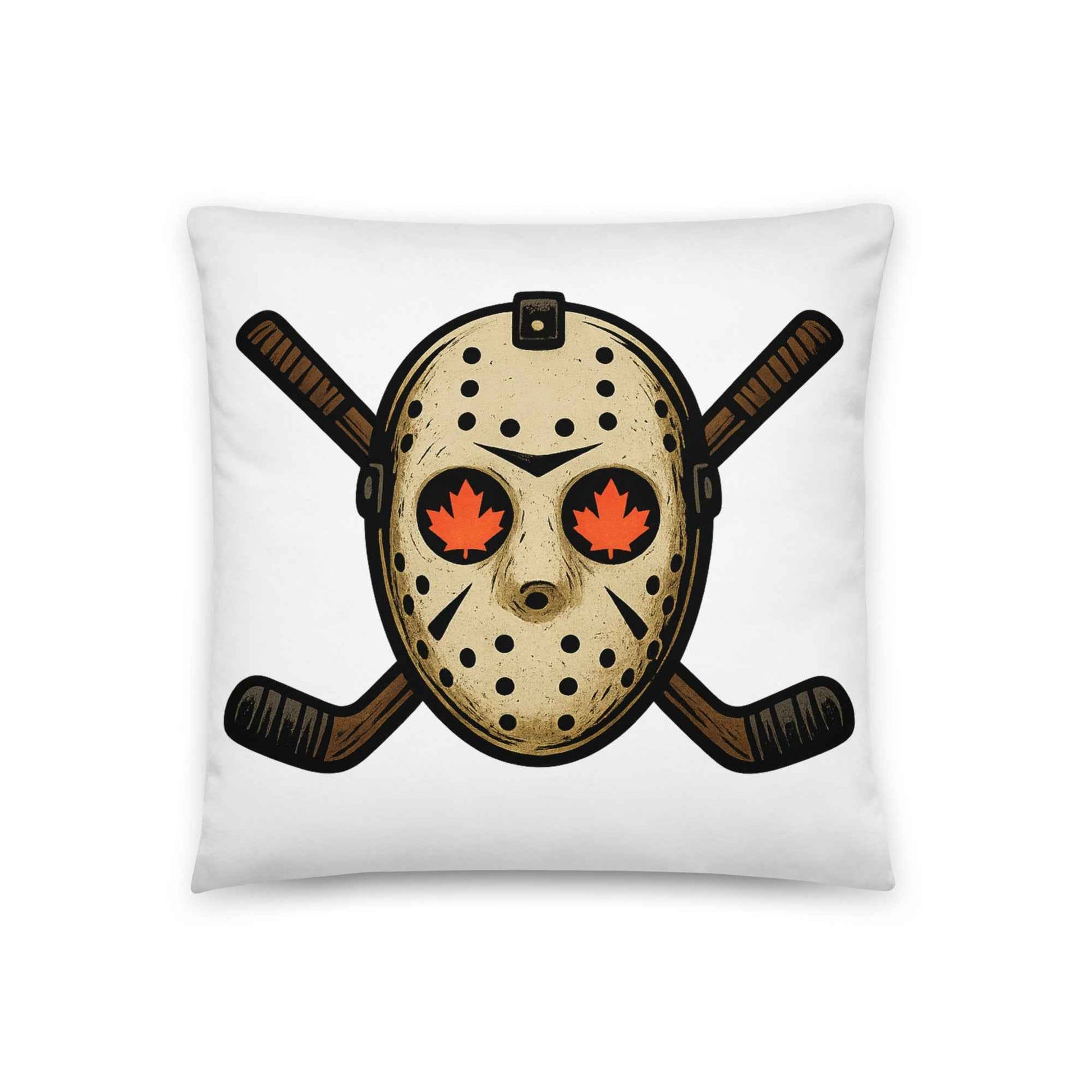 Hockey Mask Haunt Basic Pillow