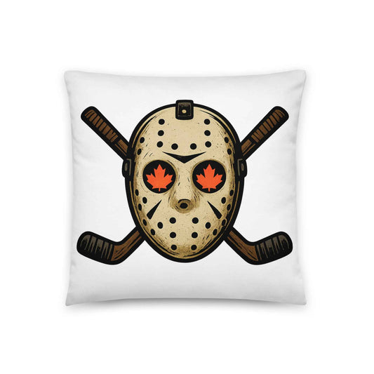Hockey Mask Haunt Basic Pillow