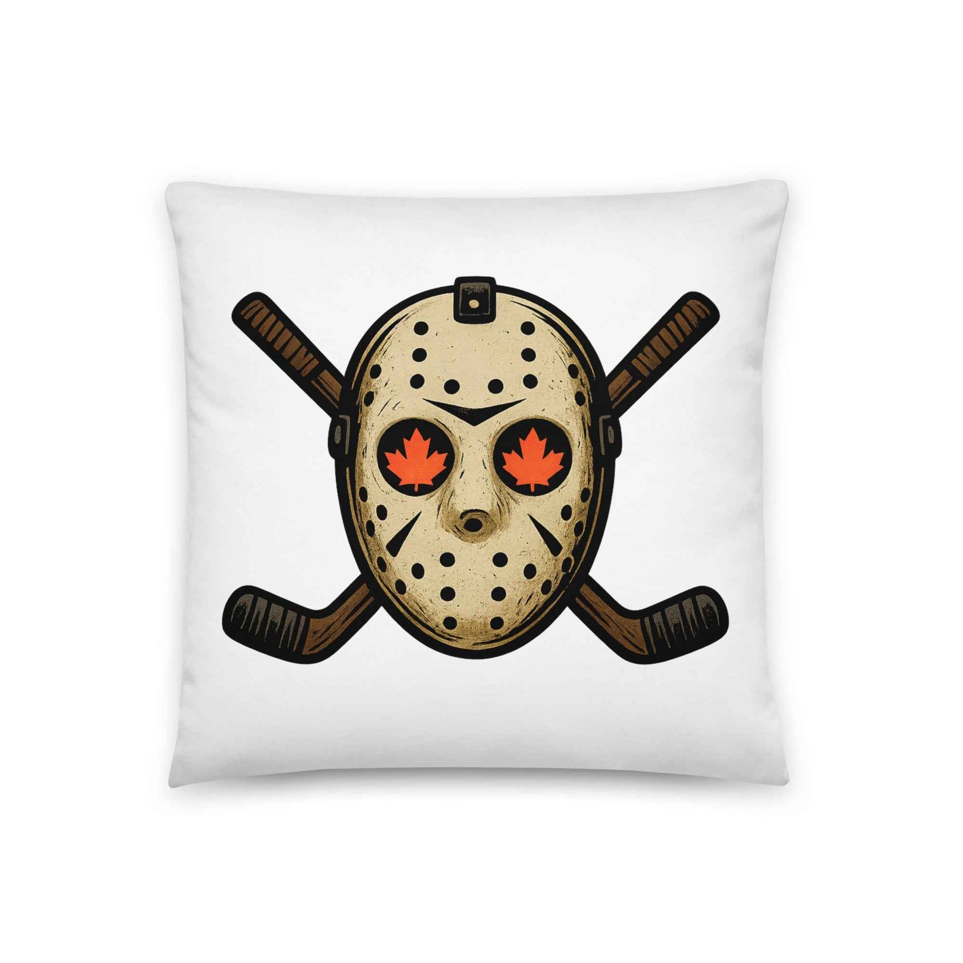 Hockey Mask Haunt Basic Pillow