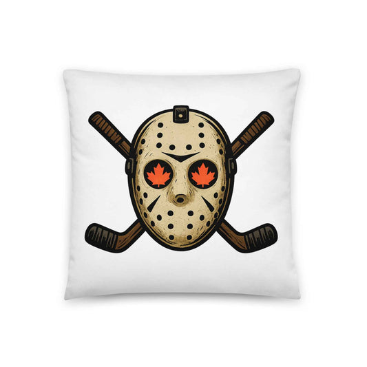 Hockey Mask Haunt Basic Pillow
