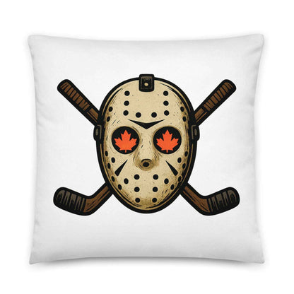 Hockey Mask Haunt Basic Pillow
