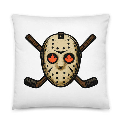 Hockey Mask Haunt Basic Pillow