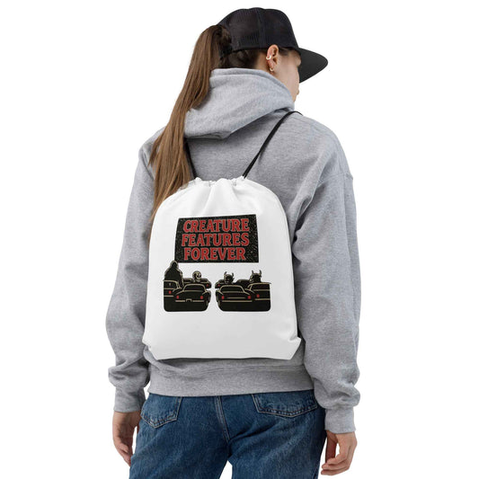 Creature Features Forever Drawstring bag