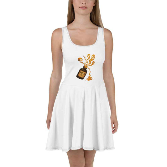 Vintage Horror Art Skater Dress