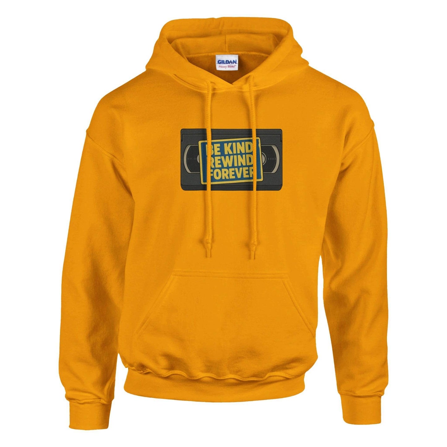 Be Kind, Rewind Forever Classic Unisex Pullover Hoodie | Gildan® 18500  from Rare Plus Apparel – unique movie & pop culture inspired design.