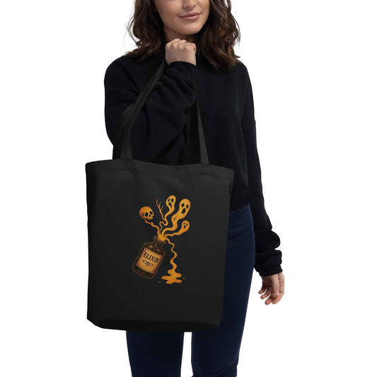 Vintage Horror Art Eco Tote Bag