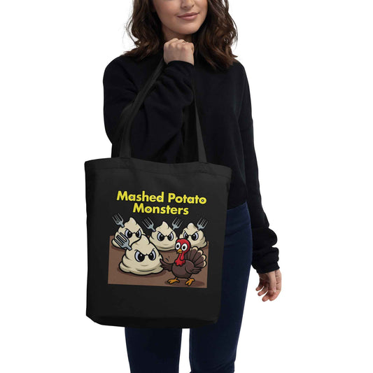 Mashed Potato Monsters Eco Tote Bag