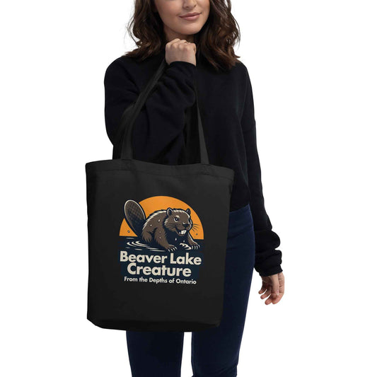 “Beaver Lake Creature” From the Depths of Ontario Eco Tote Bag