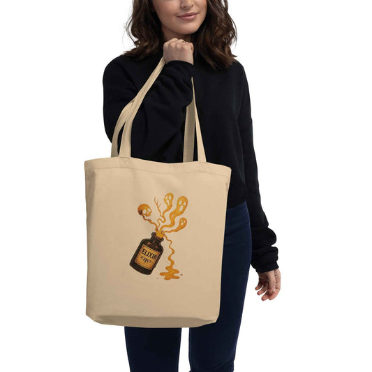 Vintage Horror Art Eco Tote Bag