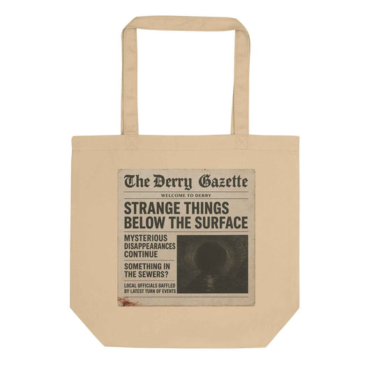 The Derry Gazette “Strange Things Below the Surface” Eco Tote Bag