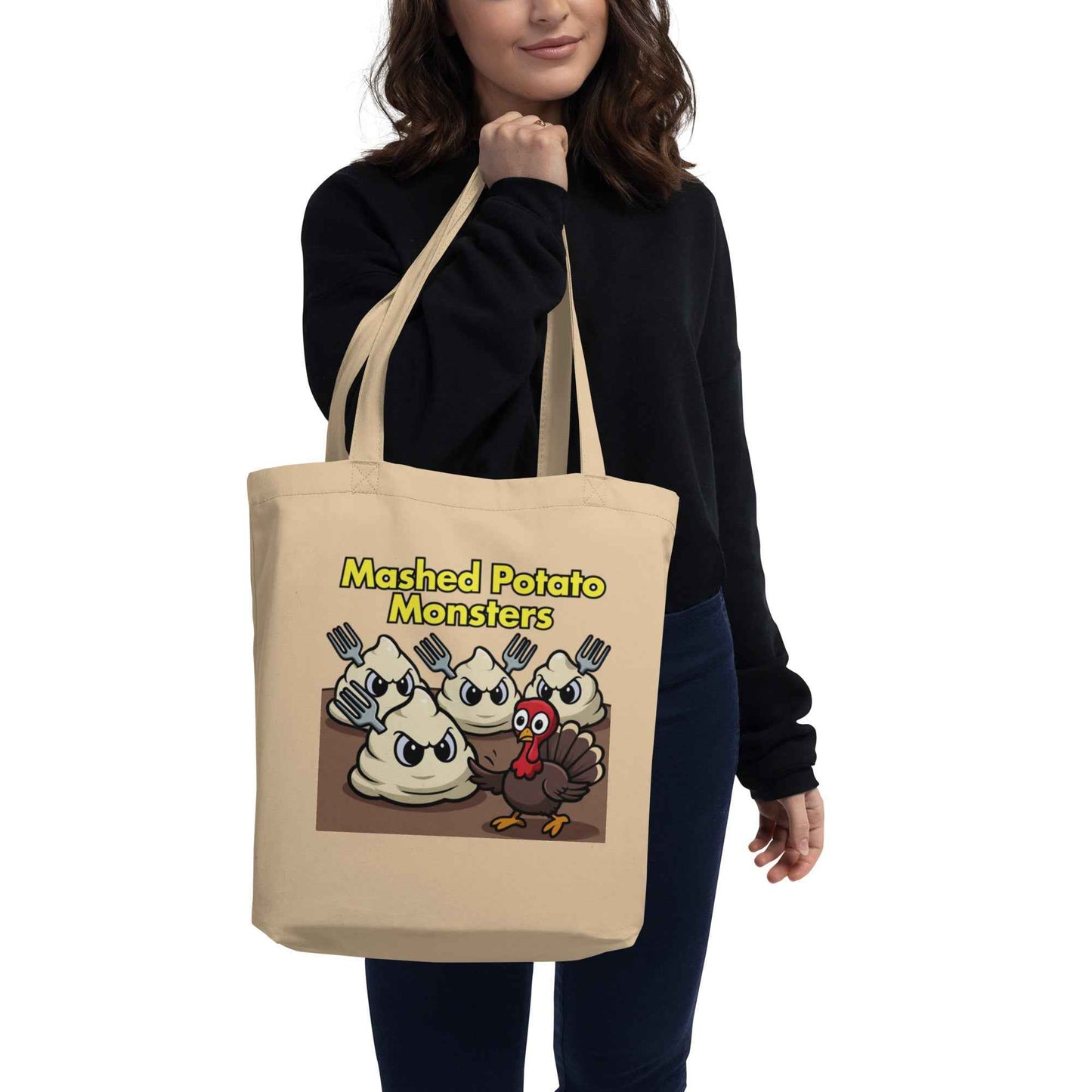 Mashed Potato Monsters Eco Tote Bag