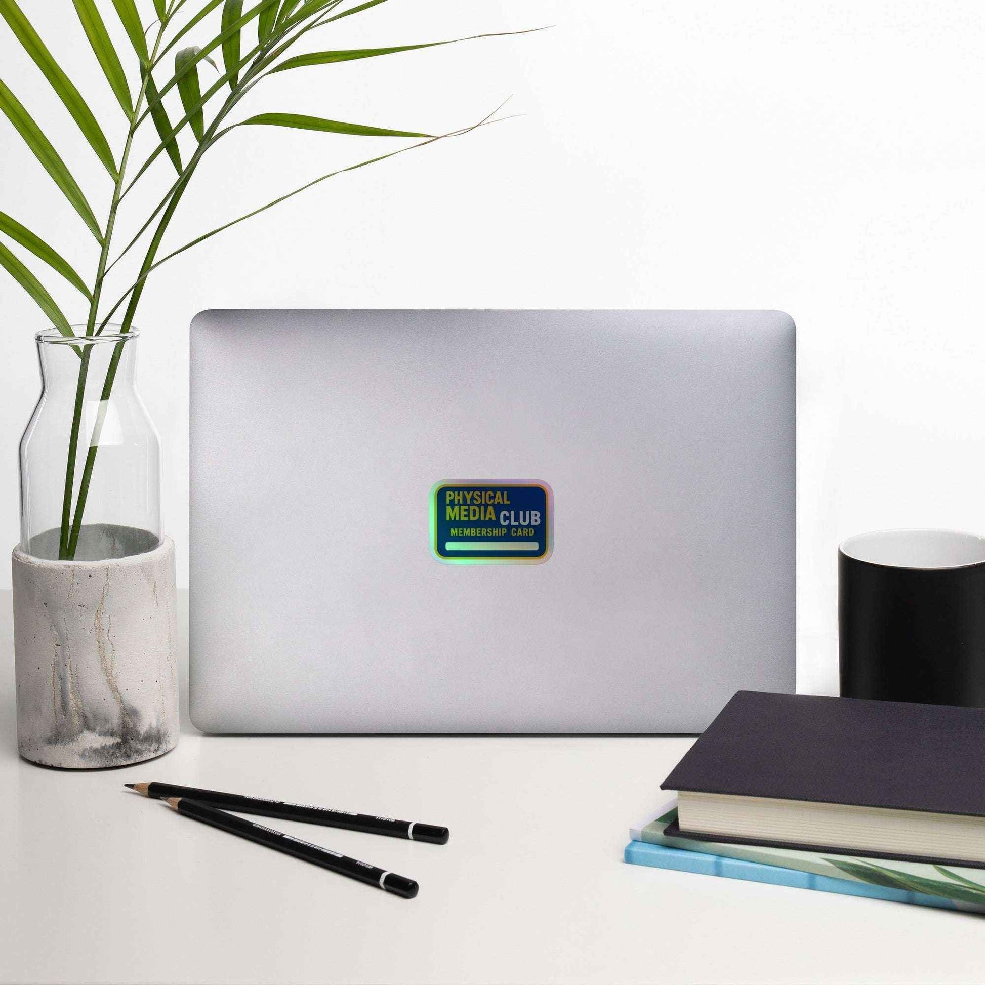 Physical Media Club Holographic stickers