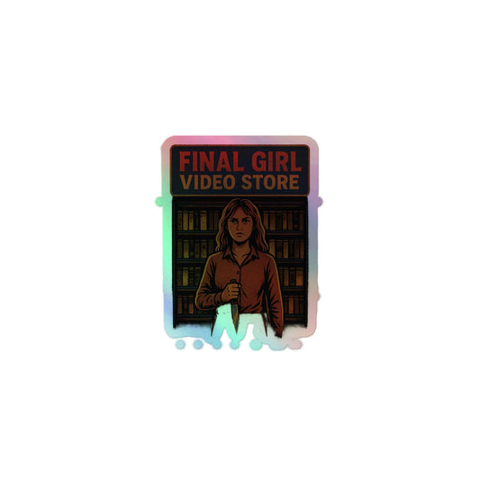 Final Girl Video Store Holographic stickers