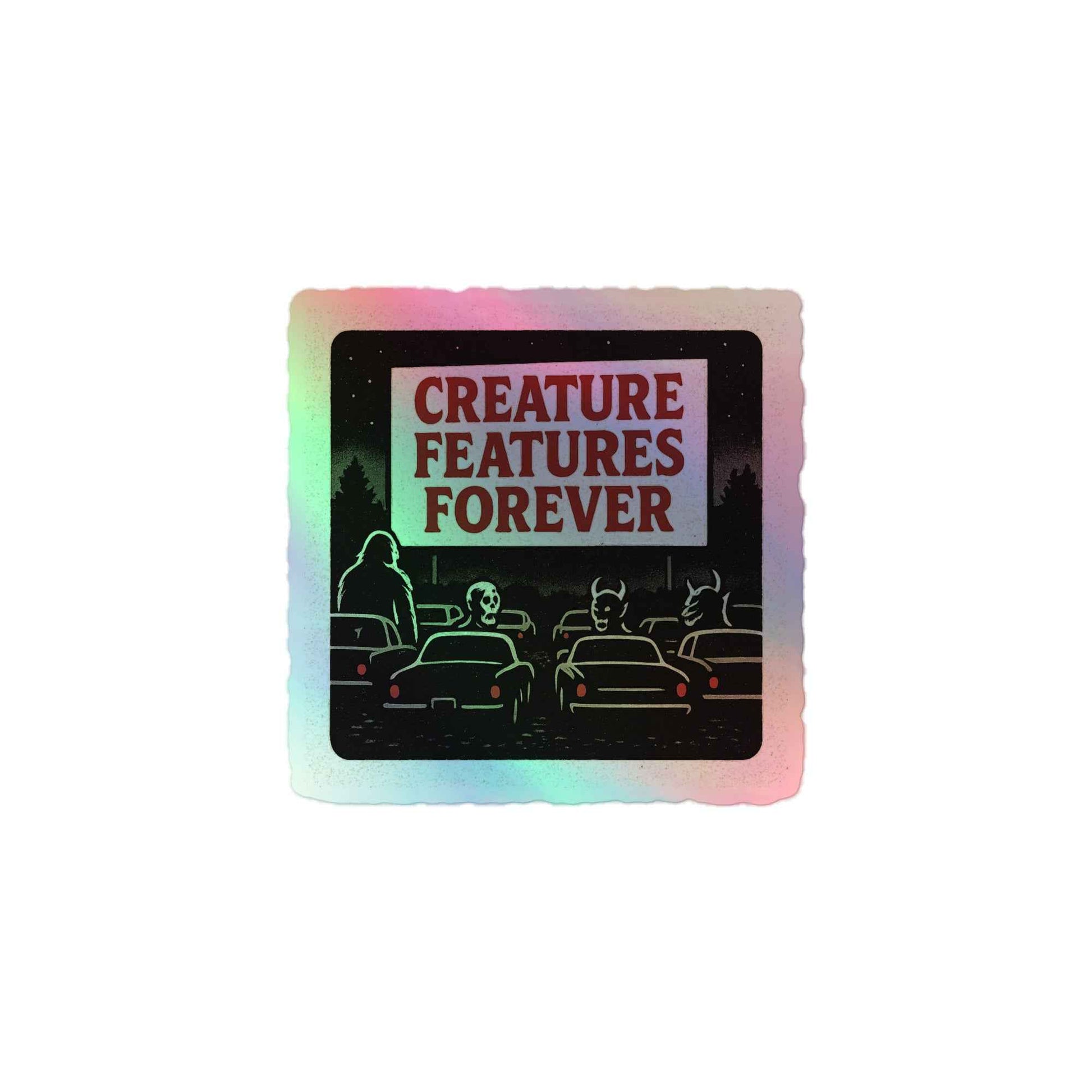 Creature Features Forever Holographic stickers
