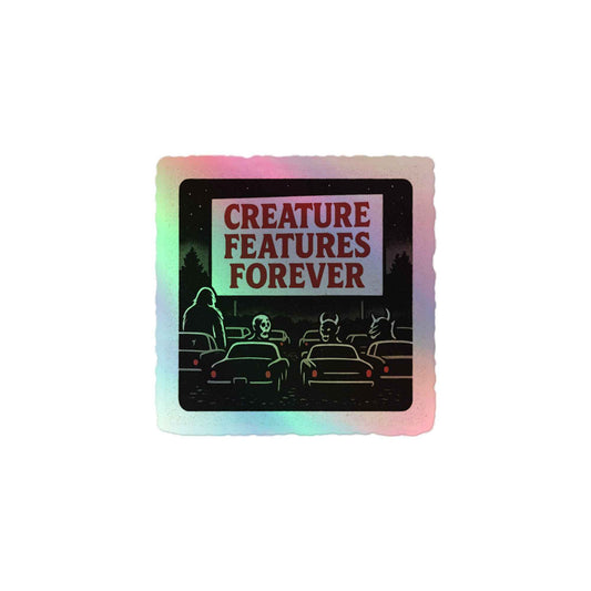 Creature Features Forever Holographic stickers