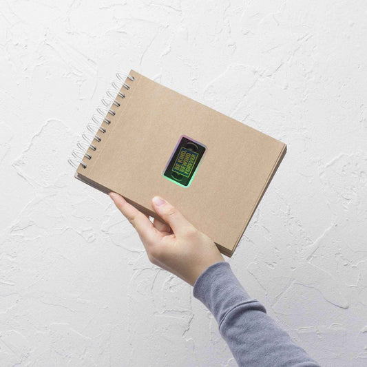 Be Kind, Rewind Forever Holographic stickers