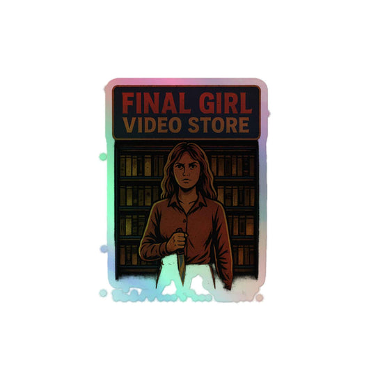 Final Girl Video Store Holographic stickers