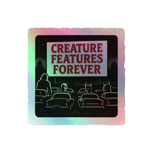Creature Features Forever Holographic stickers