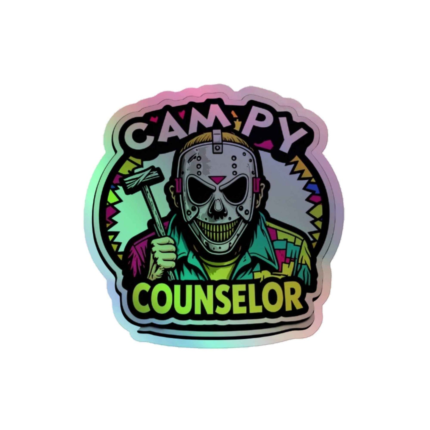 Campy Counselor Holographic stickers