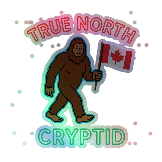 True North Cryptid: Holographic stickers