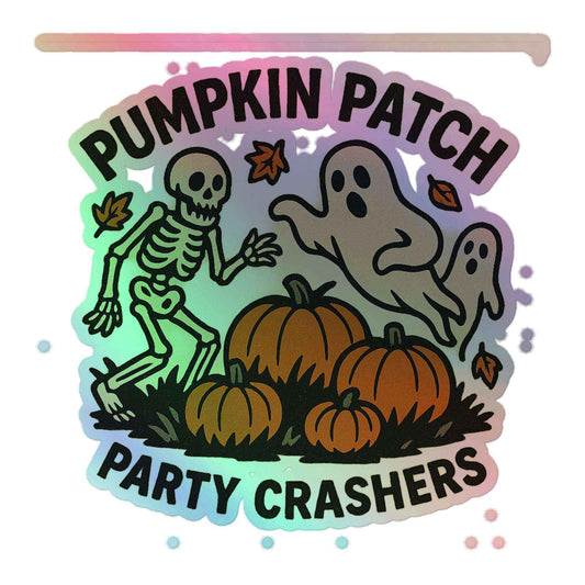 Pumpkin Patch Party Crashers: Holographic stickers