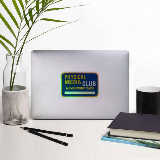 Physical Media Club Holographic stickers