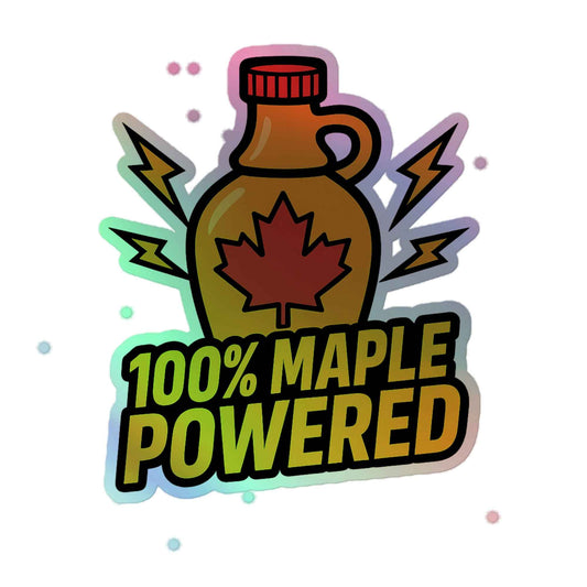 Maple Leaf Maniacs Holographic stickers