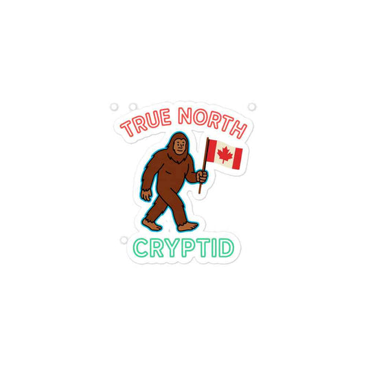 True North Cryptid Bubble-free stickers