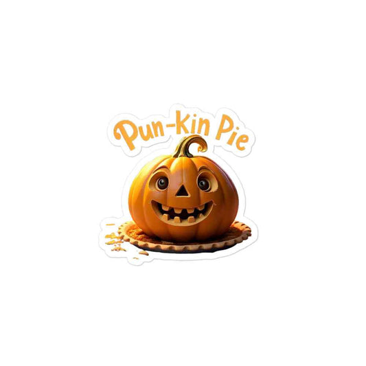 Pun-Kin Pie Bubble-free stickers