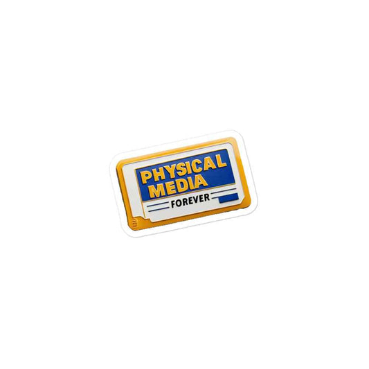 Physical Media Forever Bubble-free stickers