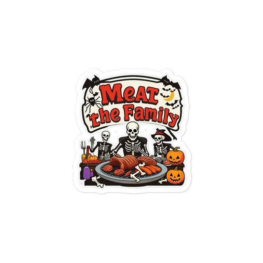 Meat The Family Bubble-free stickers