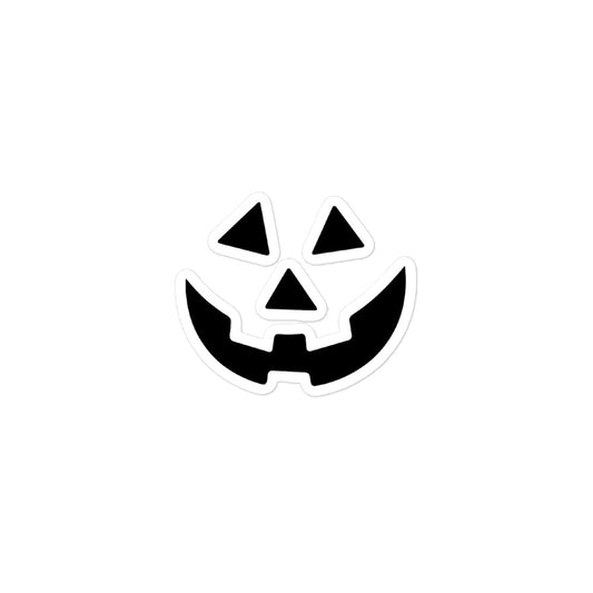 Traditional Jack-o'-Lantern Bubble-free stickers  from Rare Plus Apparel – unique movie & pop culture inspired design.