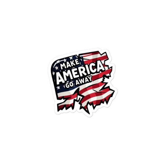 MAGA “Make America Go Away” Bubble-free stickers