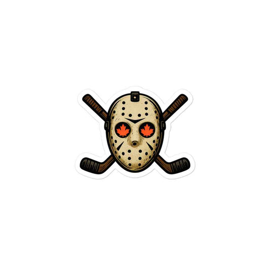 Hockey Mask Haunt Bubble-free stickers