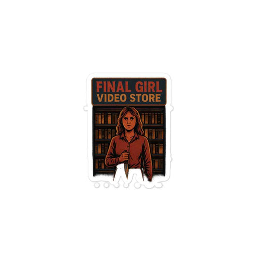 Final Girl Video Store Bubble-free stickers
