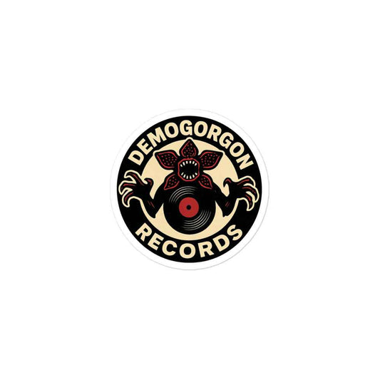 Demogorgon Records Bubble-free stickers