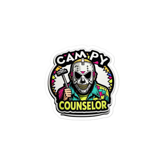 Campy Counselor Bubble-free stickers
