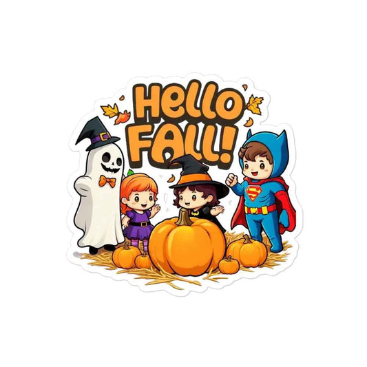 Hello Fall Bubble-free stickers