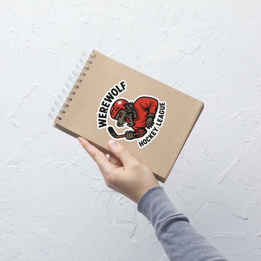 Werewolf Hockey League: Bubble-free stickers