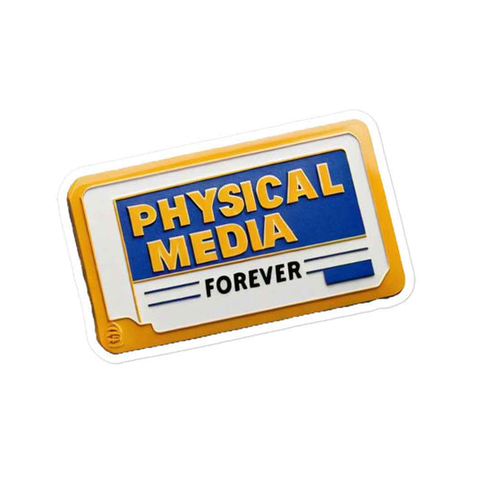 Physical Media Forever Bubble-free stickers
