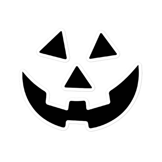 Traditional Jack-o'-Lantern Bubble-free stickers