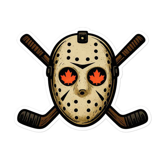 Hockey Mask Haunt Bubble-free stickers