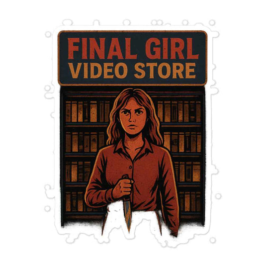 Final Girl Video Store Bubble-free stickers