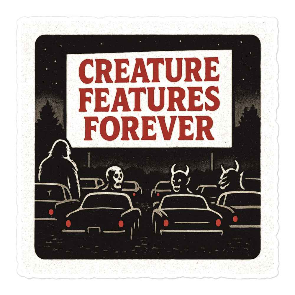 Creature Features Forever Bubble-free stickers