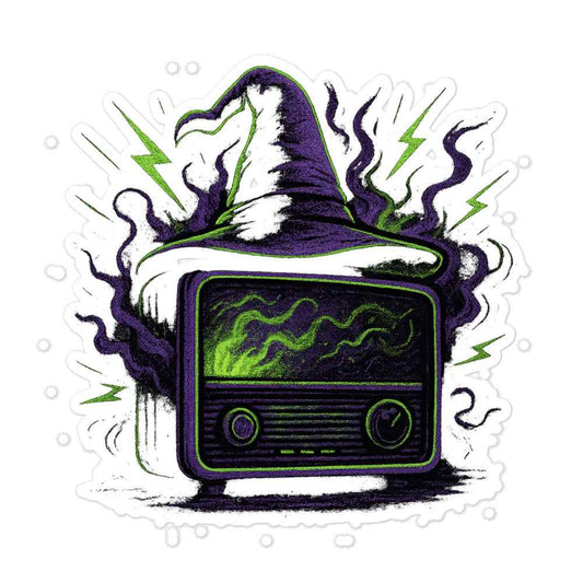 “Witching Hour Radio” Spells, Static & Screams Bubble-free stickers