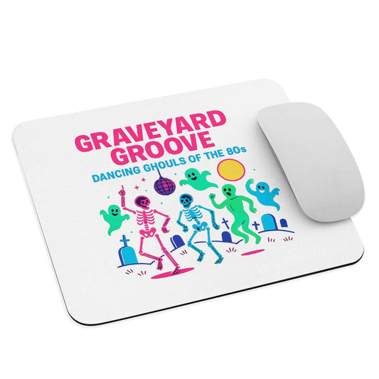 Graveyard Groove – Dancing Ghouls of the 80s Mouse pad