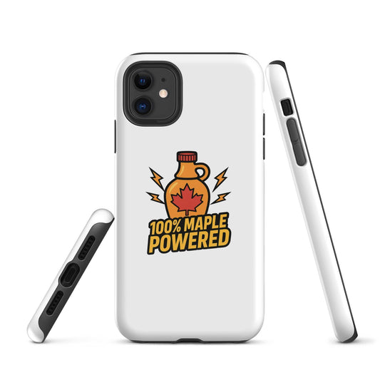 100% Maple Powered Tough Case for iPhone®  from Rare Plus Apparel – unique movie & pop culture inspired design.