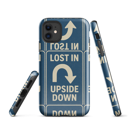 Lost in the Upside Down Tough Case for iPhone®  from Rare Plus Apparel – unique movie & pop culture inspired design.