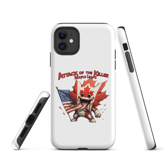 Maple Mayhem Tough Case for iPhone®  from Rare Plus Apparel – unique movie & pop culture inspired design.